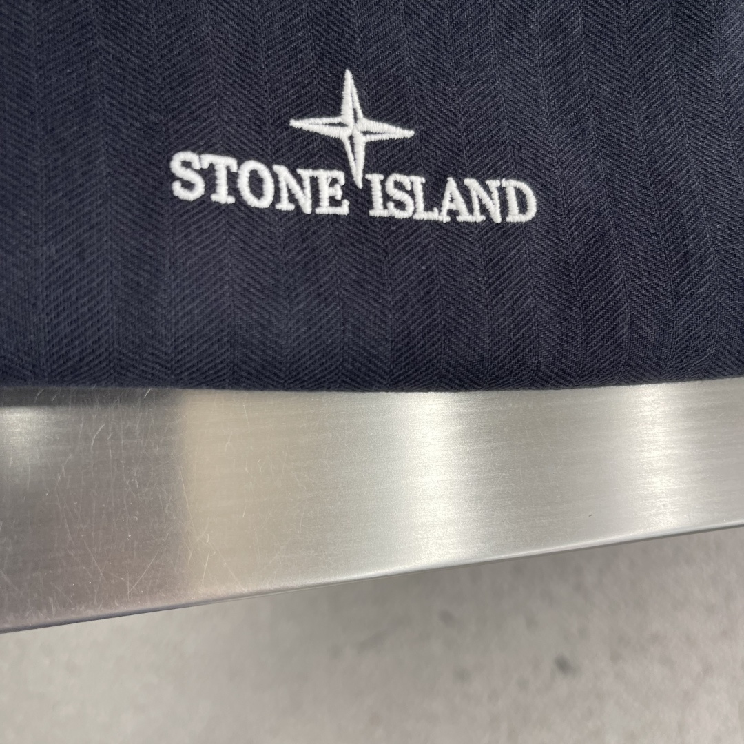 上衣-Dio X Stone Island 联名系列 2026春夏新品天然亚麻立领夹克外套,商务休闲实穿