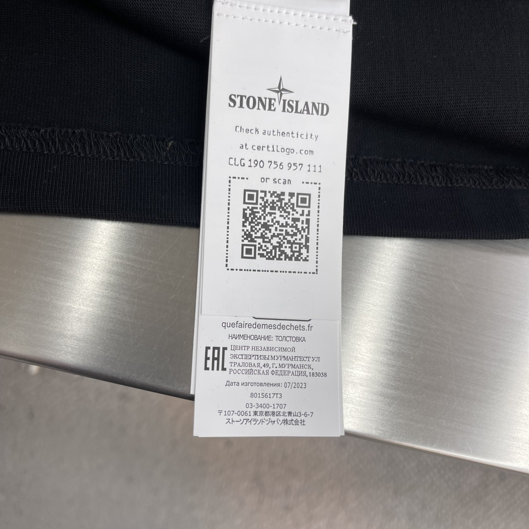 -Stone Island 宝藏级短袖，26年春夏意式机能风天花板 标志性罗盘系列款式 面料螺纹定制定染