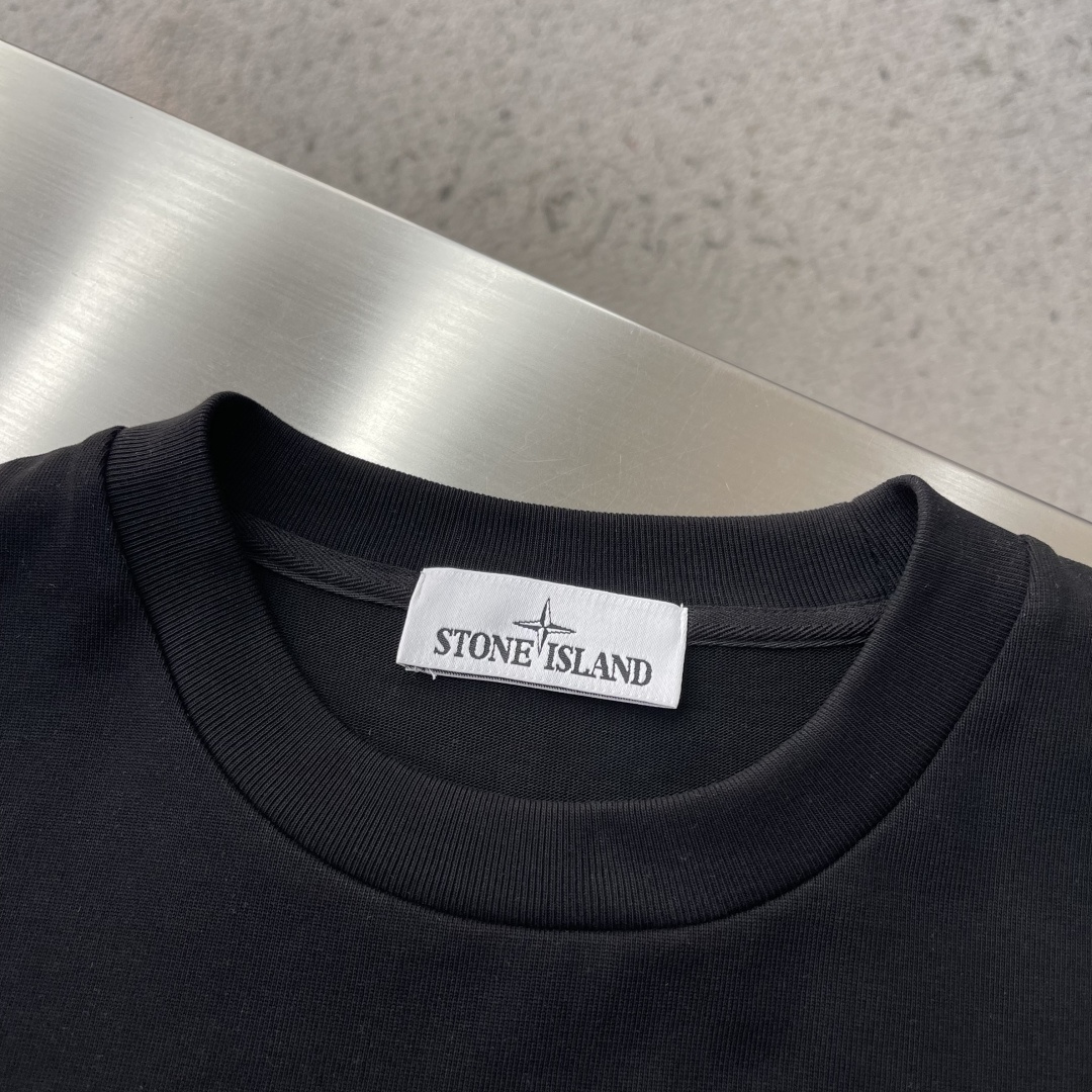 -Stone Island 宝藏级短袖，26年春夏意式机能风天花板 标志性罗盘系列款式 面料螺纹定制定染