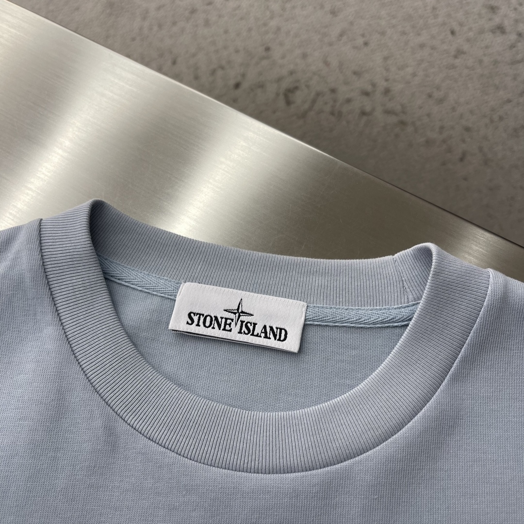 -Stone Island 宝藏级短袖，26年春夏意式机能风天花板 标志性罗盘系列款式 面料螺纹定制定染