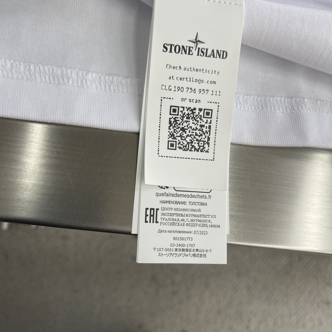 -Stone Island 宝藏级短袖，26年春夏意式机能风天花板 标志性罗盘系列款式 面料螺纹定制定染