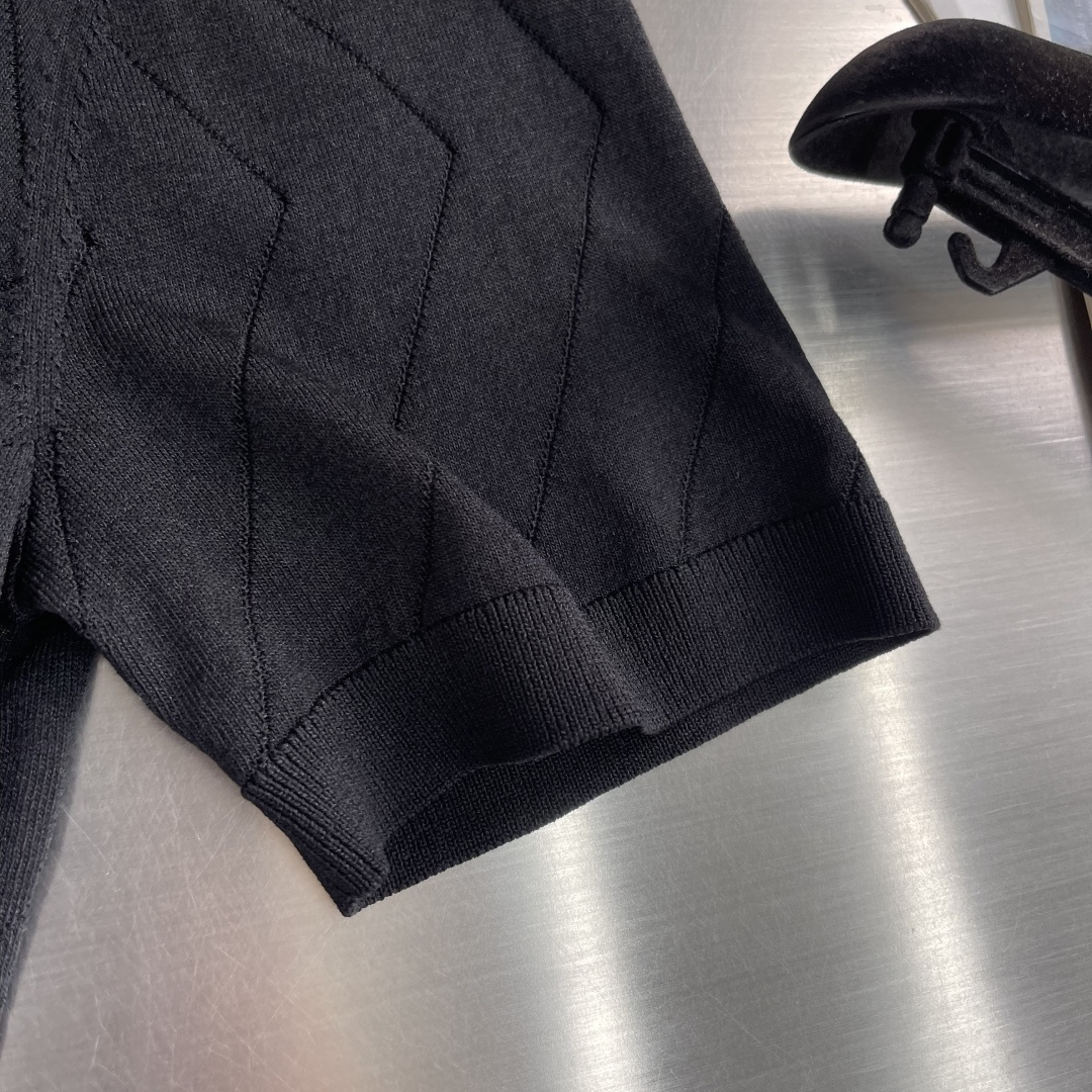 -loro Piana 26春夏新款商务针织Polo衫，男士意式老钱风高端简约针织衫。意大利同渠道稀有订