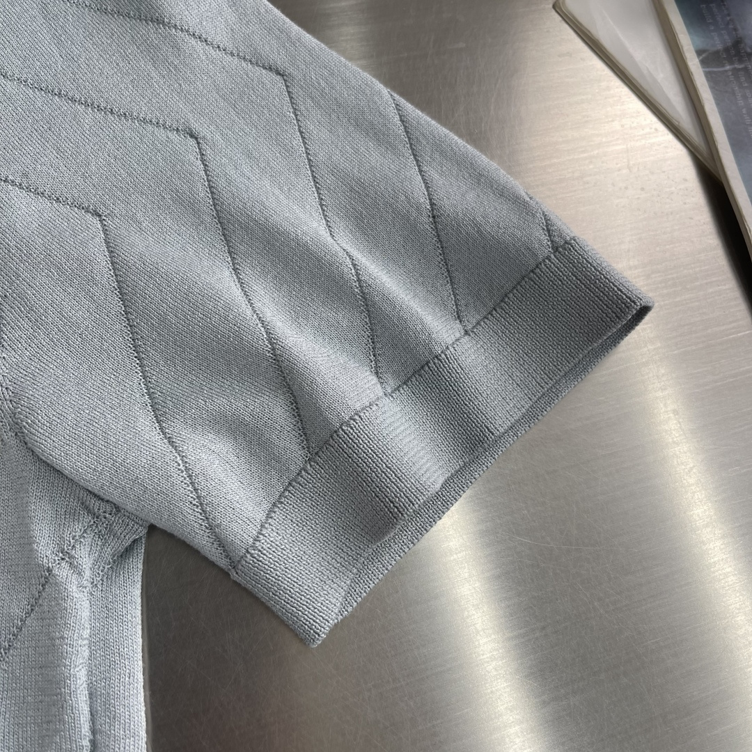 -loro Piana 26春夏新款商务针织Polo衫，男士意式老钱风高端简约针织衫。意大利同渠道稀有订