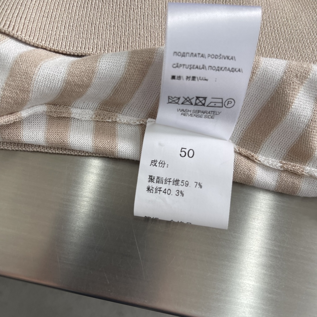 -bc 26春夏新款撞色条纹海鸥领针织衫，美式老钱风针织翻领Polo。顶级内销渠道分享，意大利顶级奢侈品