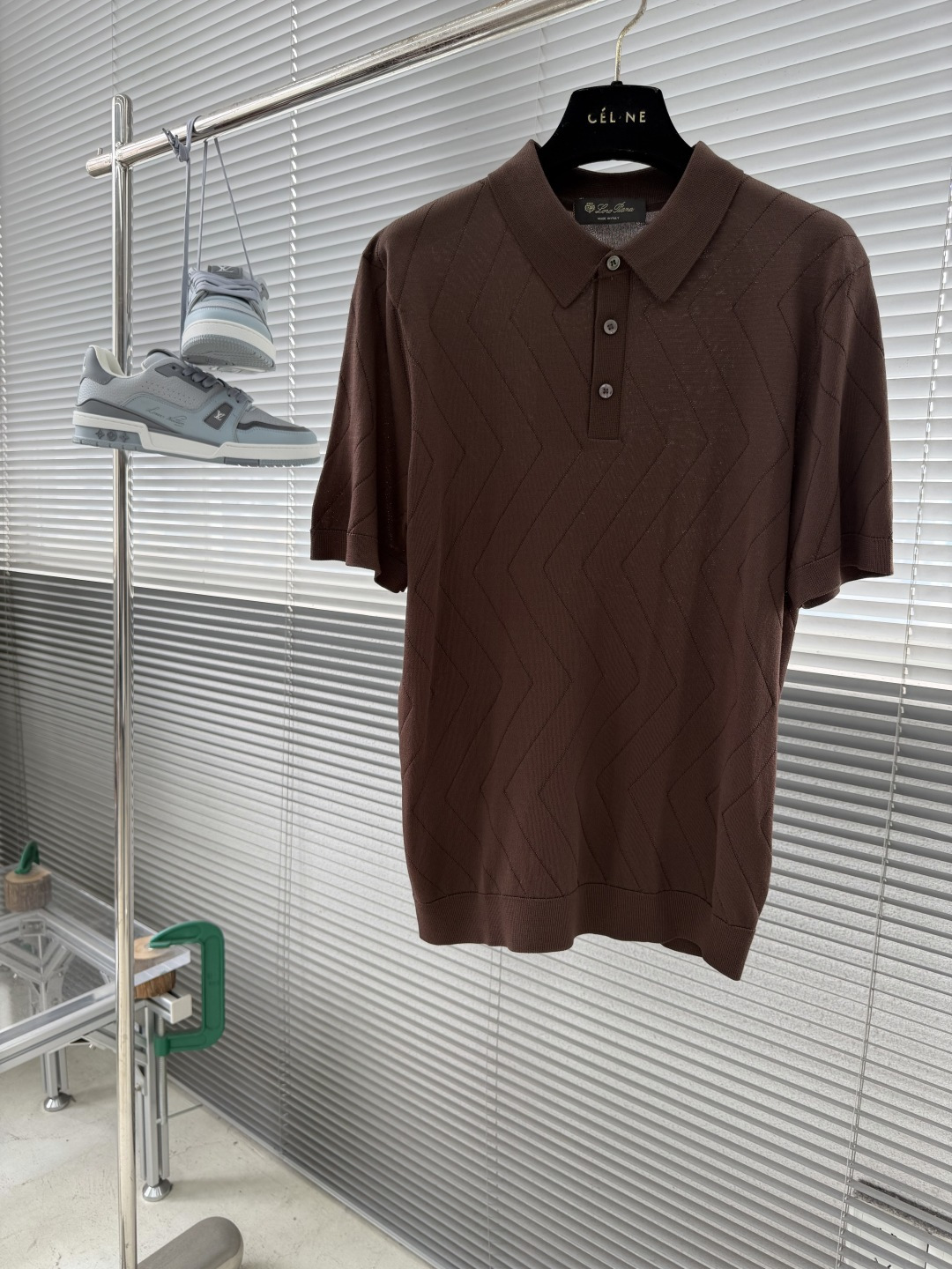 -loro Piana 26春夏新款商务针织Polo衫，男士意式老钱风高端简约针织衫。意大利同渠道稀有订