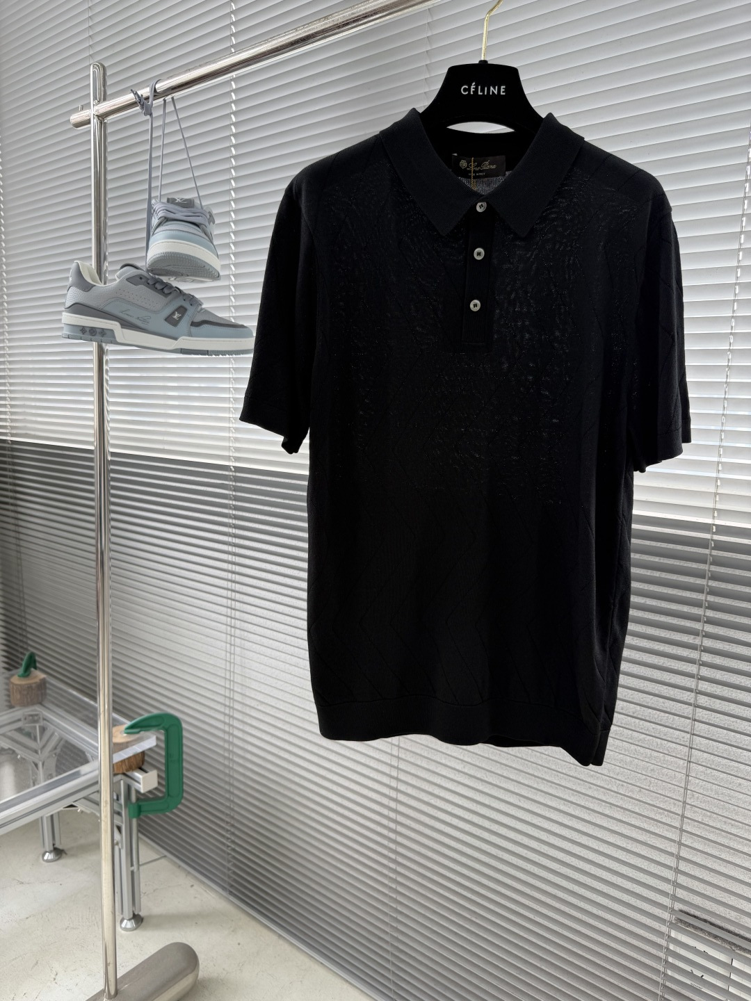 -loro Piana 26春夏新款商务针织Polo衫，男士意式老钱风高端简约针织衫。意大利同渠道稀有订