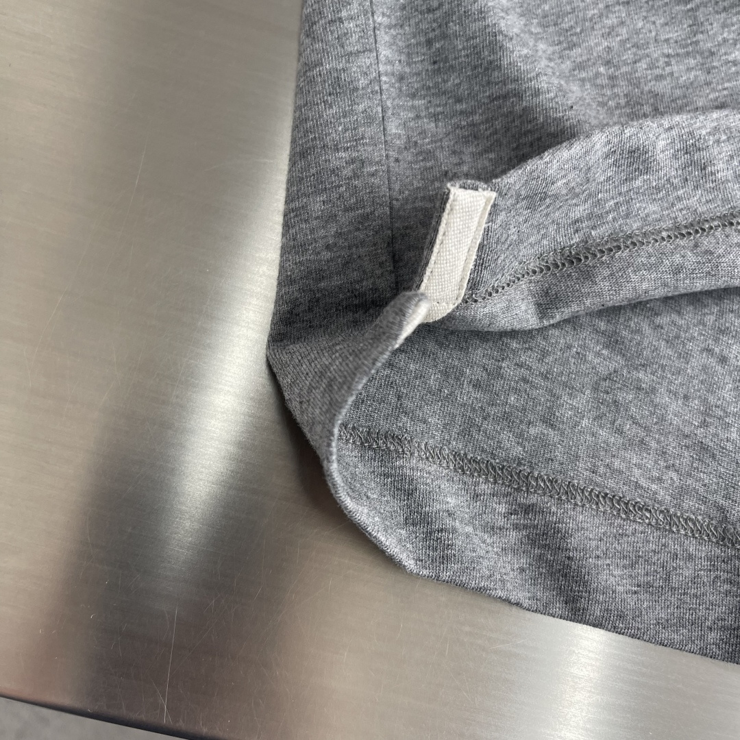 -brunello Cucinelli bc 26春夏专柜新款 老钱风 面料定制定染 新疆长绒棉 克重2