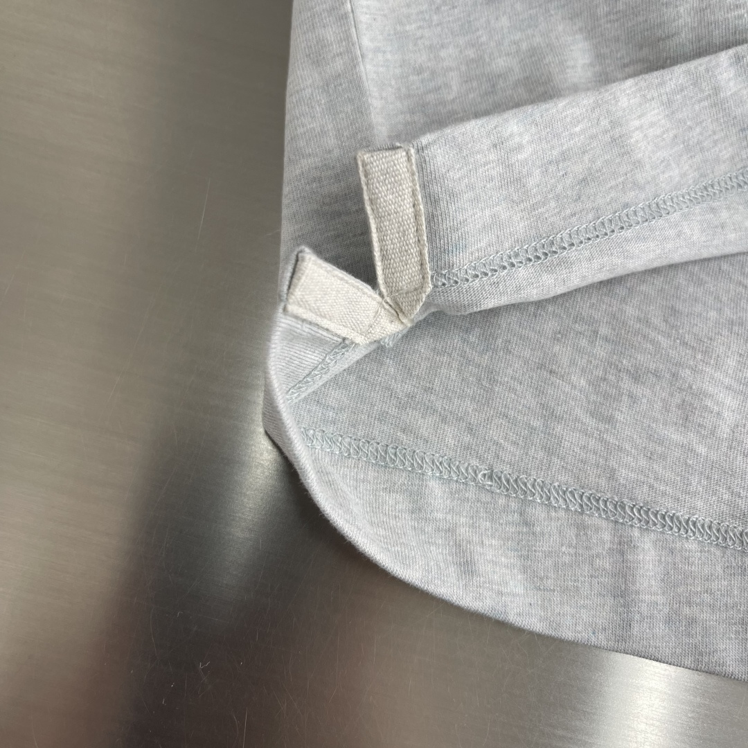 -brunello Cucinelli bc 26春夏专柜新款 老钱风 面料定制定染 新疆长绒棉 克重2