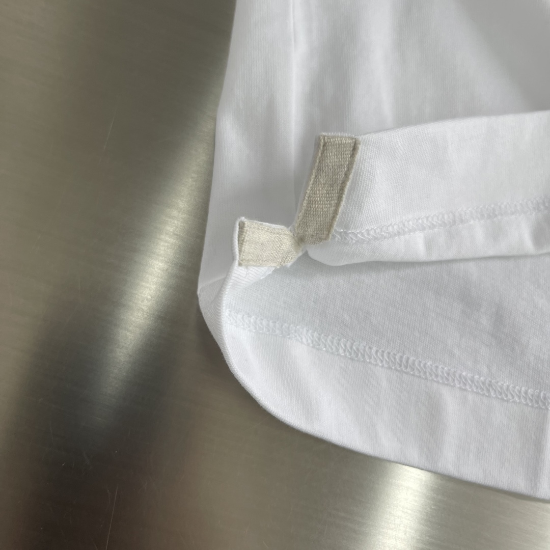 -brunello Cucinelli bc 26春夏专柜新款 老钱风 面料定制定染 新疆长绒棉 克重2