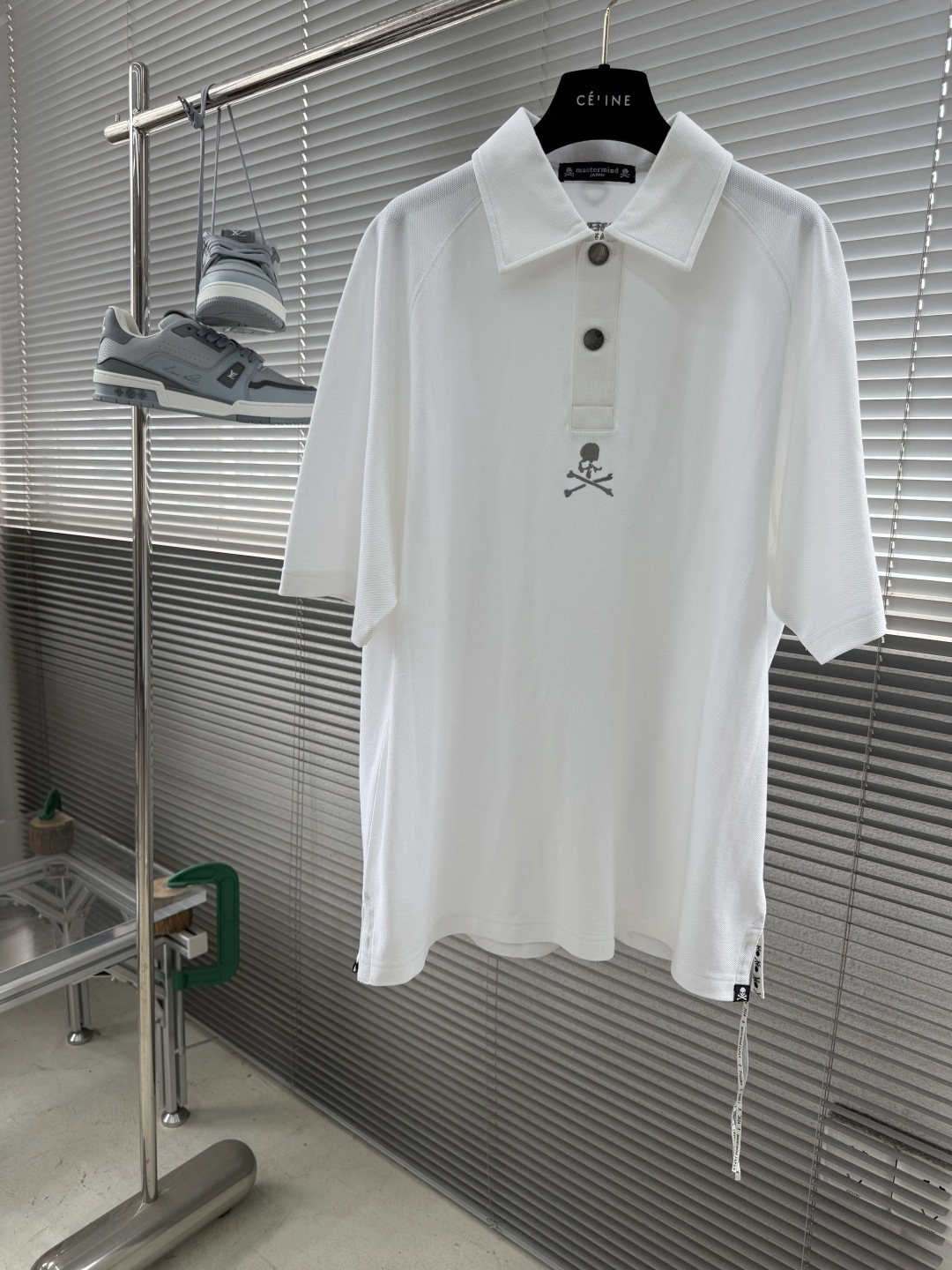 -MMJ JAPAN 2026春夏POLO衫 新款 日本高街街暗黑高端品牌 面料螺纹定制定染 门禁扣子贝