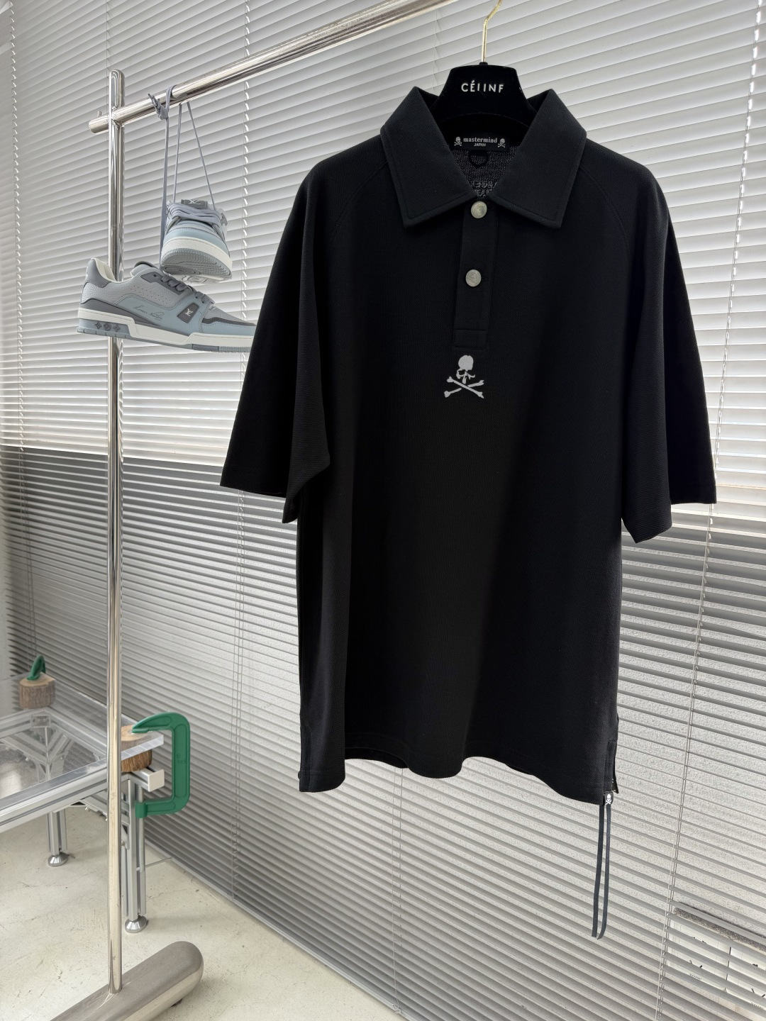 -MMJ JAPAN 2026春夏POLO衫 新款 日本高街街暗黑高端品牌 面料螺纹定制定染 门禁扣子贝