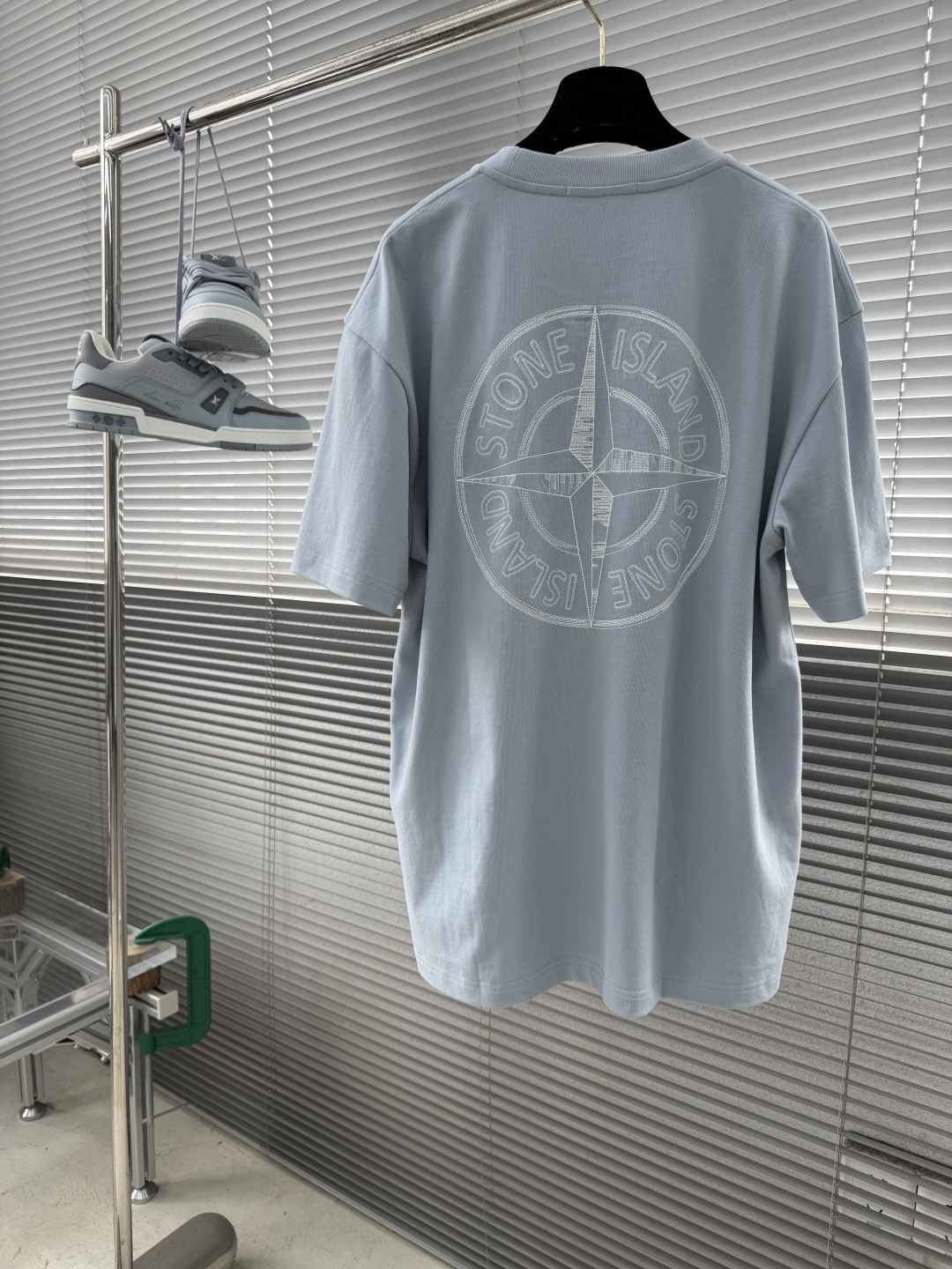 -Stone Island 宝藏级短袖，26年春夏意式机能风天花板 标志性罗盘系列款式 面料螺纹定制定染