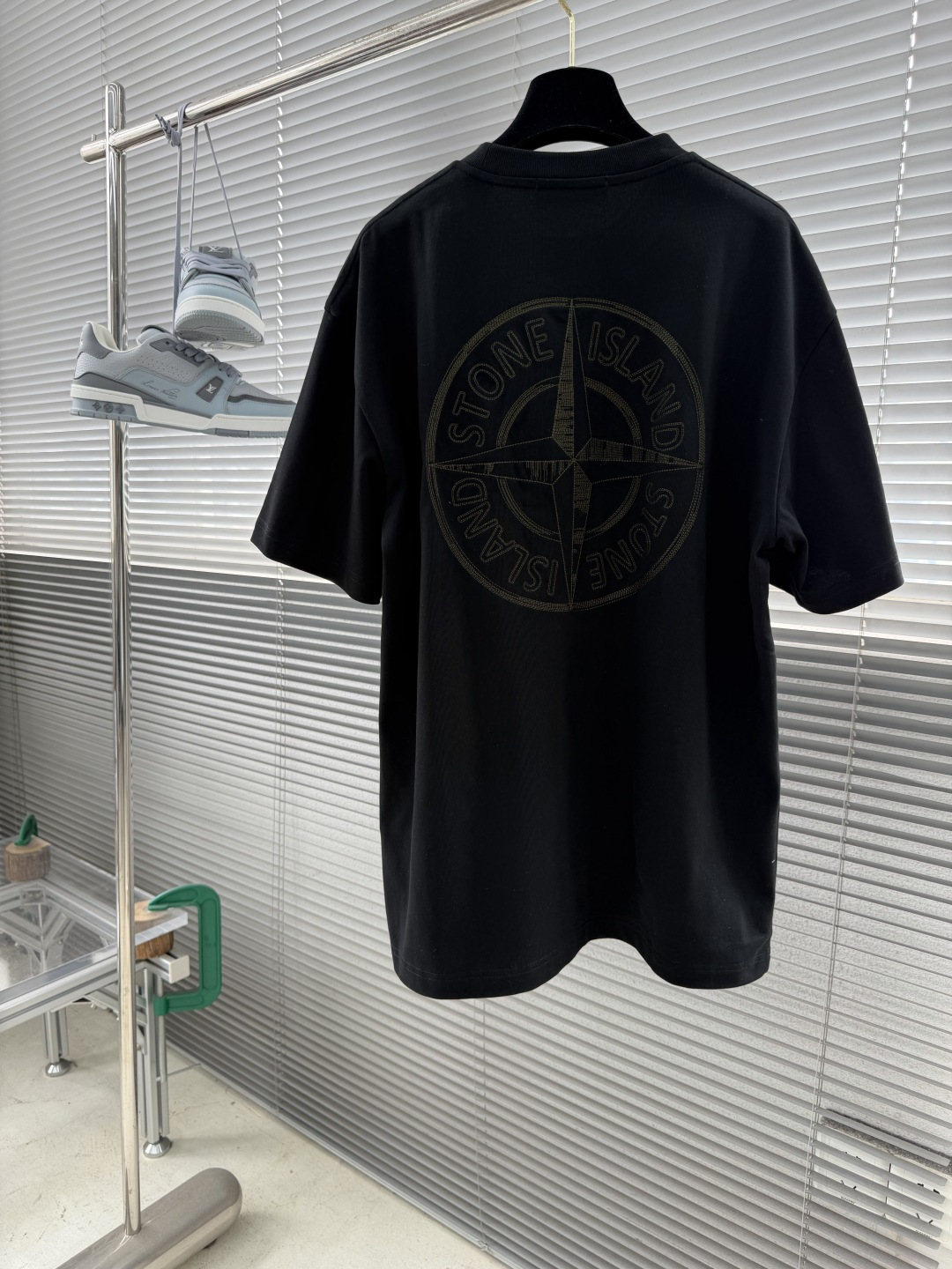 -Stone Island 宝藏级短袖，26年春夏意式机能风天花板 标志性罗盘系列款式 面料螺纹定制定染