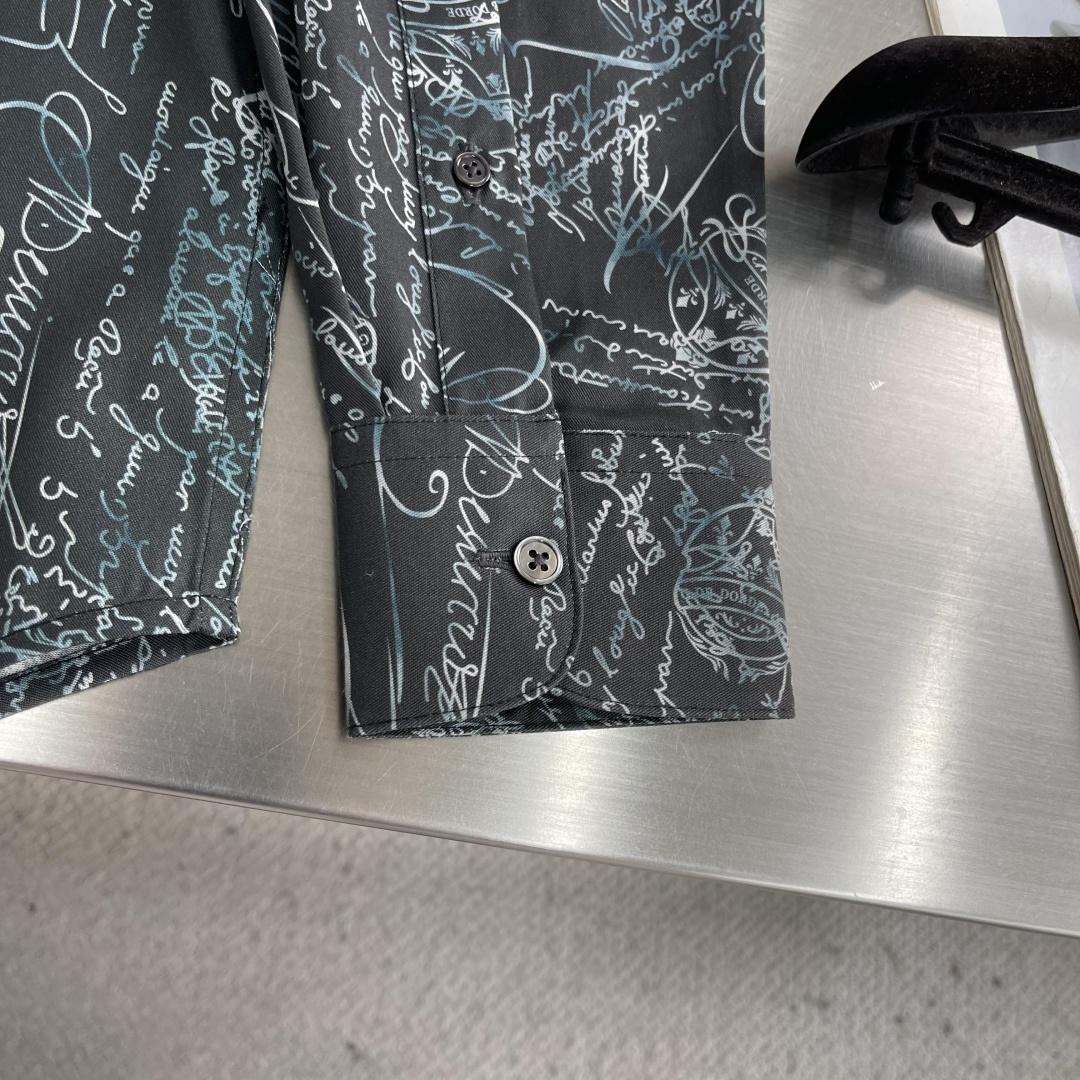 -Berlut 26ss新款印花衬衫秉承热忱初心，造就经典的绅士风范 品牌第二代传人 Torello B