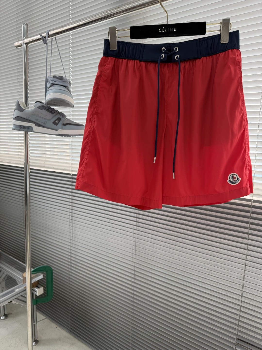 -mon 26ss 徽标logo抽绳系带 泳裤 男女同款 码数：S. M. L. XL裤长4647484