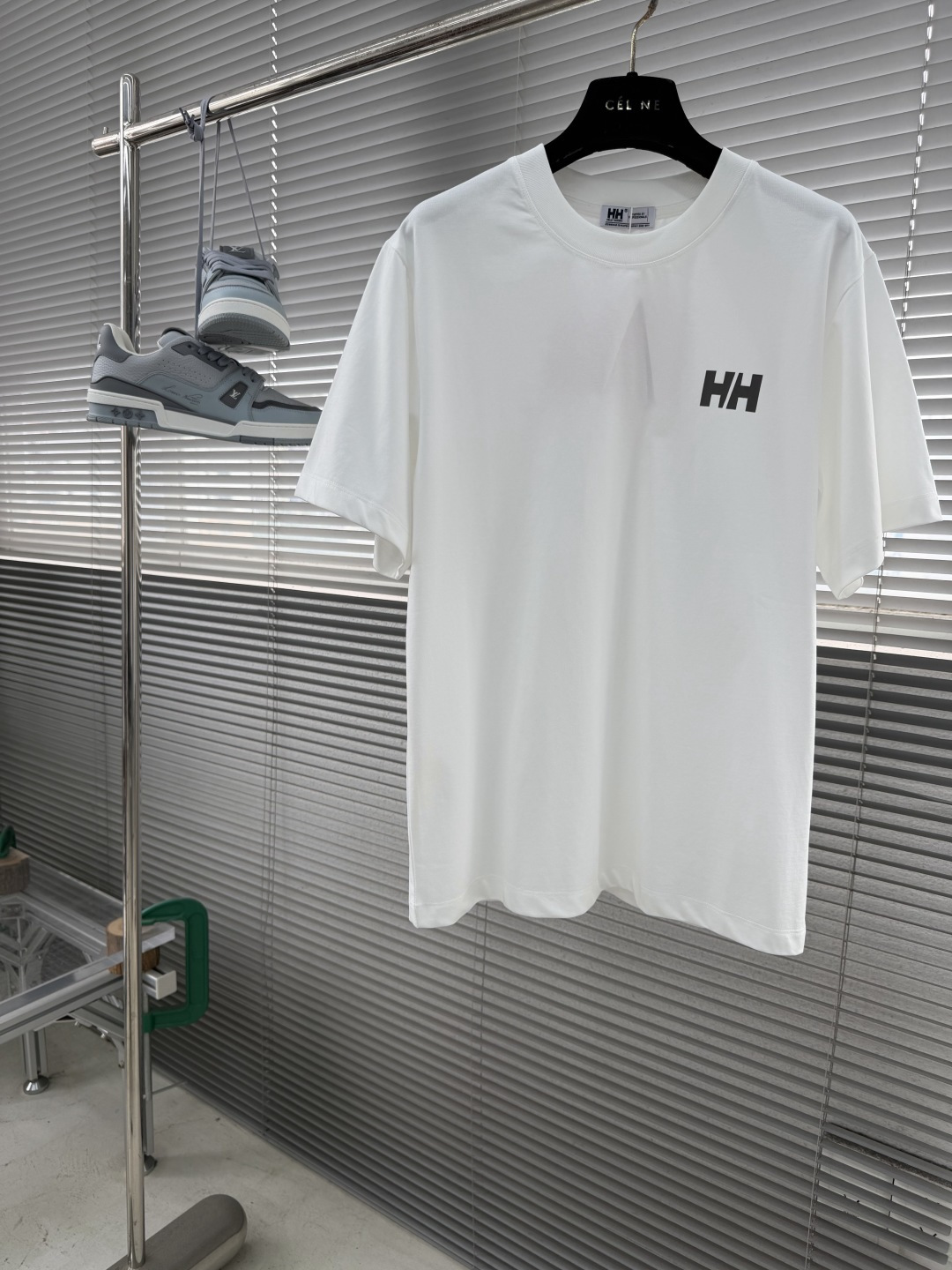 -HELLY HANSEN/HH海丽汉森26夏LOGO山脉图案短袖T恤基础圆领设计！经典白搭，领口选用定