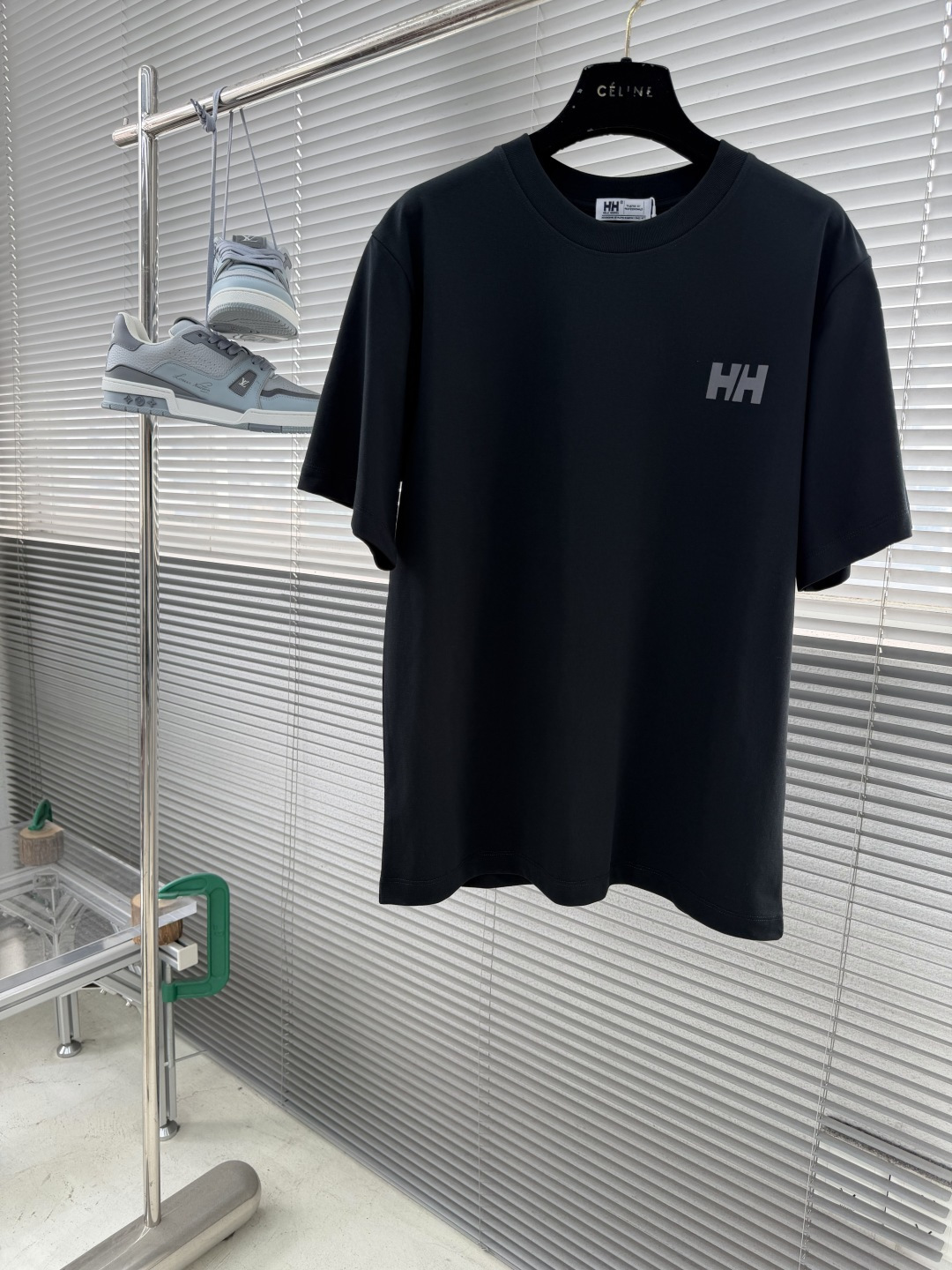 -HELLY HANSEN/HH海丽汉森26夏LOGO山脉图案短袖T恤基础圆领设计！经典白搭，领口选用定