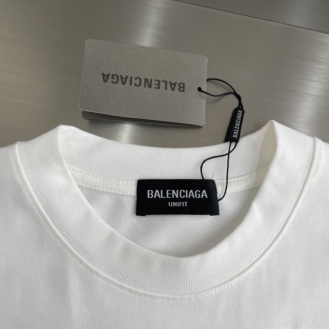 -Balenciag 2026新款男士休闲短袖T恤！高端定制 高版本 时尚百搭爆款⚠️宽松版型⚠️进口双