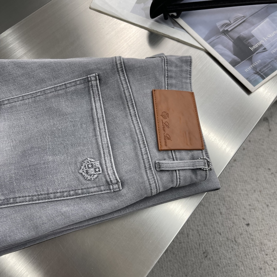 -PRAD 灰牛 26ss新款 简约设计 直筒版型 专柜同步 洗水工艺还原专柜同色 四面弹力环保面料不退