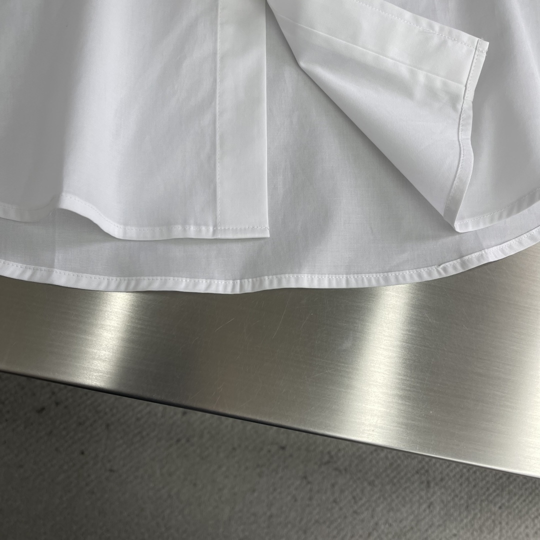 -z zegn 26ss 新款贴布长袖衬衫 本款衬衫胸前带有品牌字母刺绣点缀 高版本码数：M.L.XL.