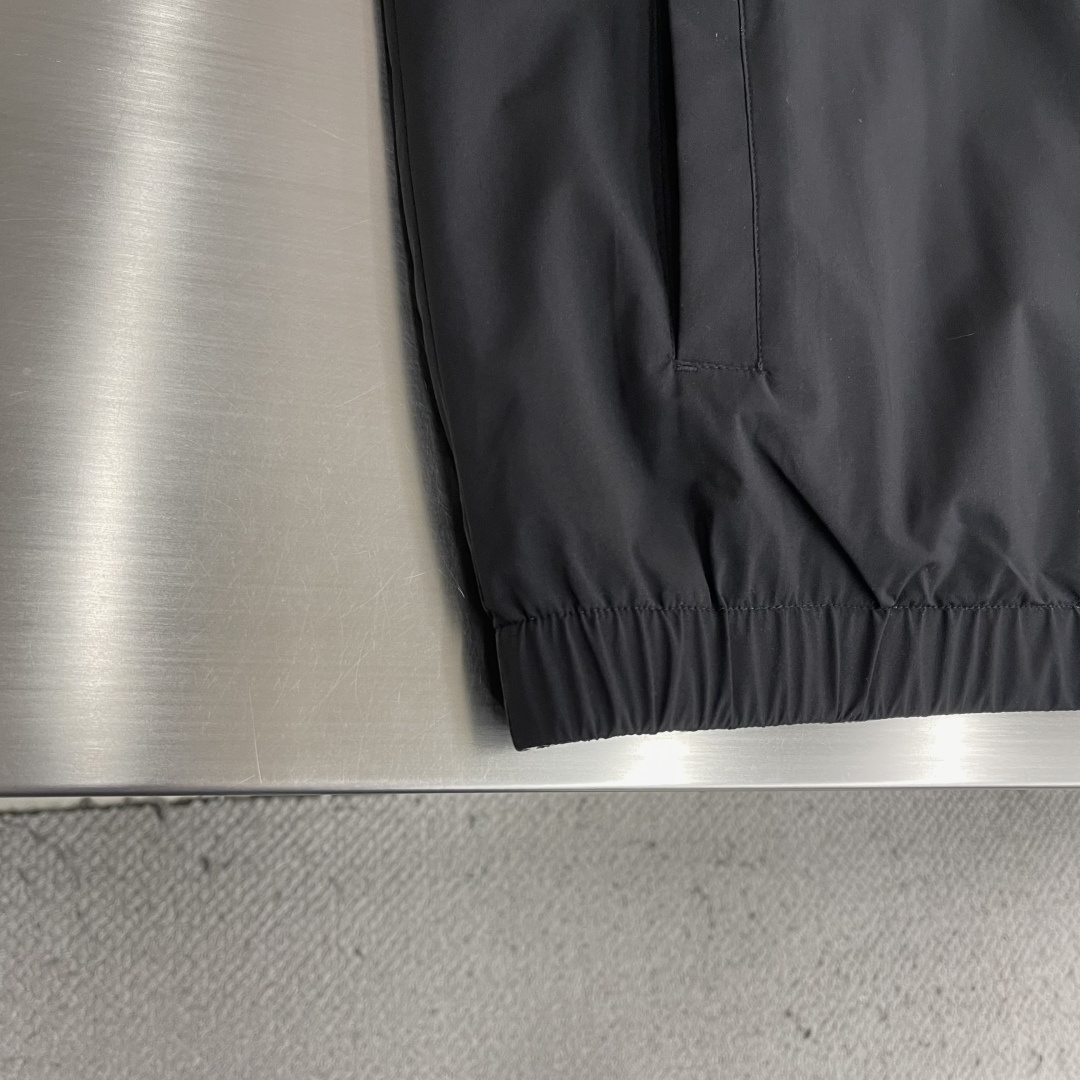 -loro Piana 26ss新款纯色双面穿立领拉链长袖夹克外套 高版本。码数：M.l.Xl.XXl.