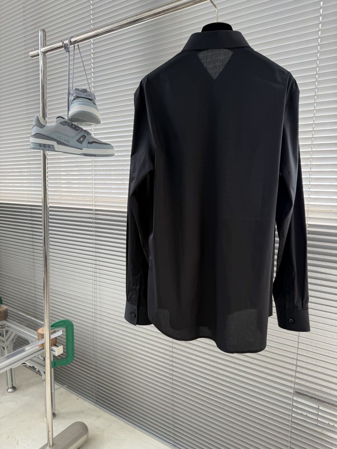 -z zegn 26ss 新款贴布长袖衬衫 本款衬衫胸前带有品牌字母刺绣点缀 高版本码数：M.L.XL.