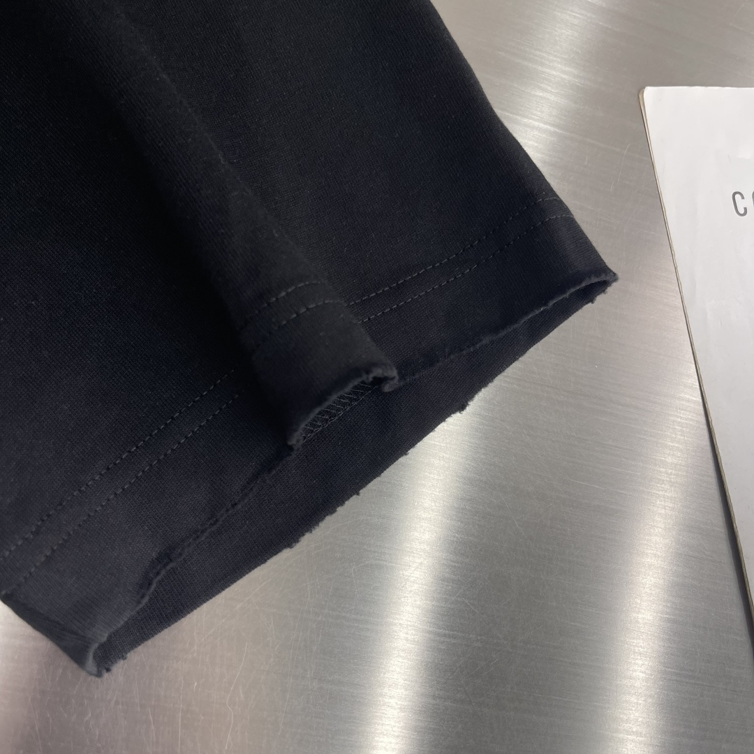 -驴牌 2026SS春夏新品 经典珠管绣T恤，奢潮必备！甄选重磅精梳棉，软糯垂坠🌾、透气亲肤，做旧磨毛工