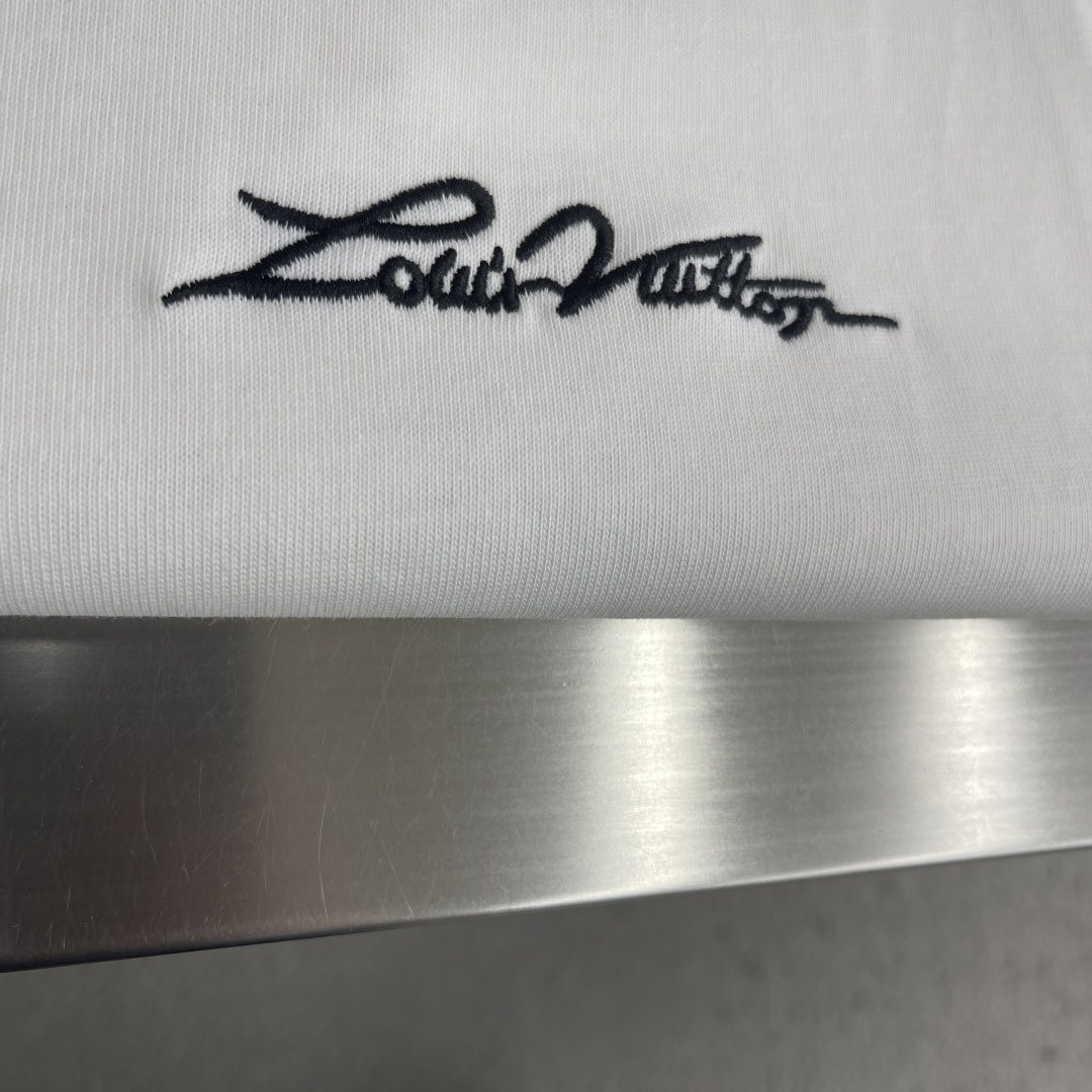 -驴牌 2026SS春夏新品 经典珠管绣T恤，奢潮必备！甄选重磅精梳棉，软糯垂坠🌾、透气亲肤，做旧磨毛工