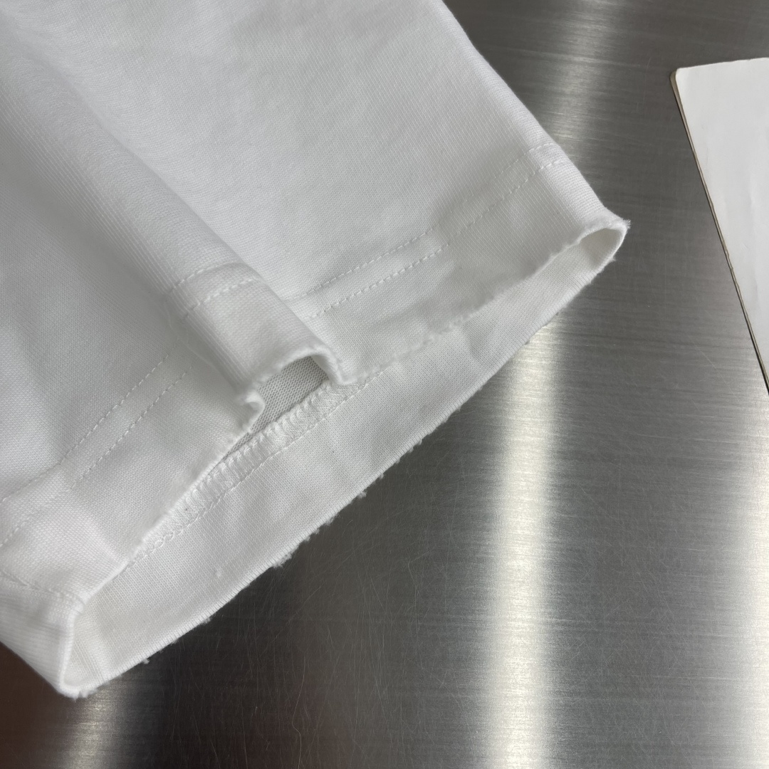 -驴牌 2026SS春夏新品 经典珠管绣T恤，奢潮必备！甄选重磅精梳棉，软糯垂坠🌾、透气亲肤，做旧磨毛工