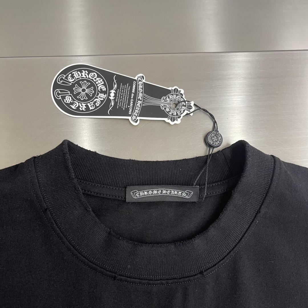 -CH 克罗心 2026SS早春新品绣贴布T恤，潮奢天花板！精选400克，重磅精梳棉，软糯垂坠🌾、透气亲