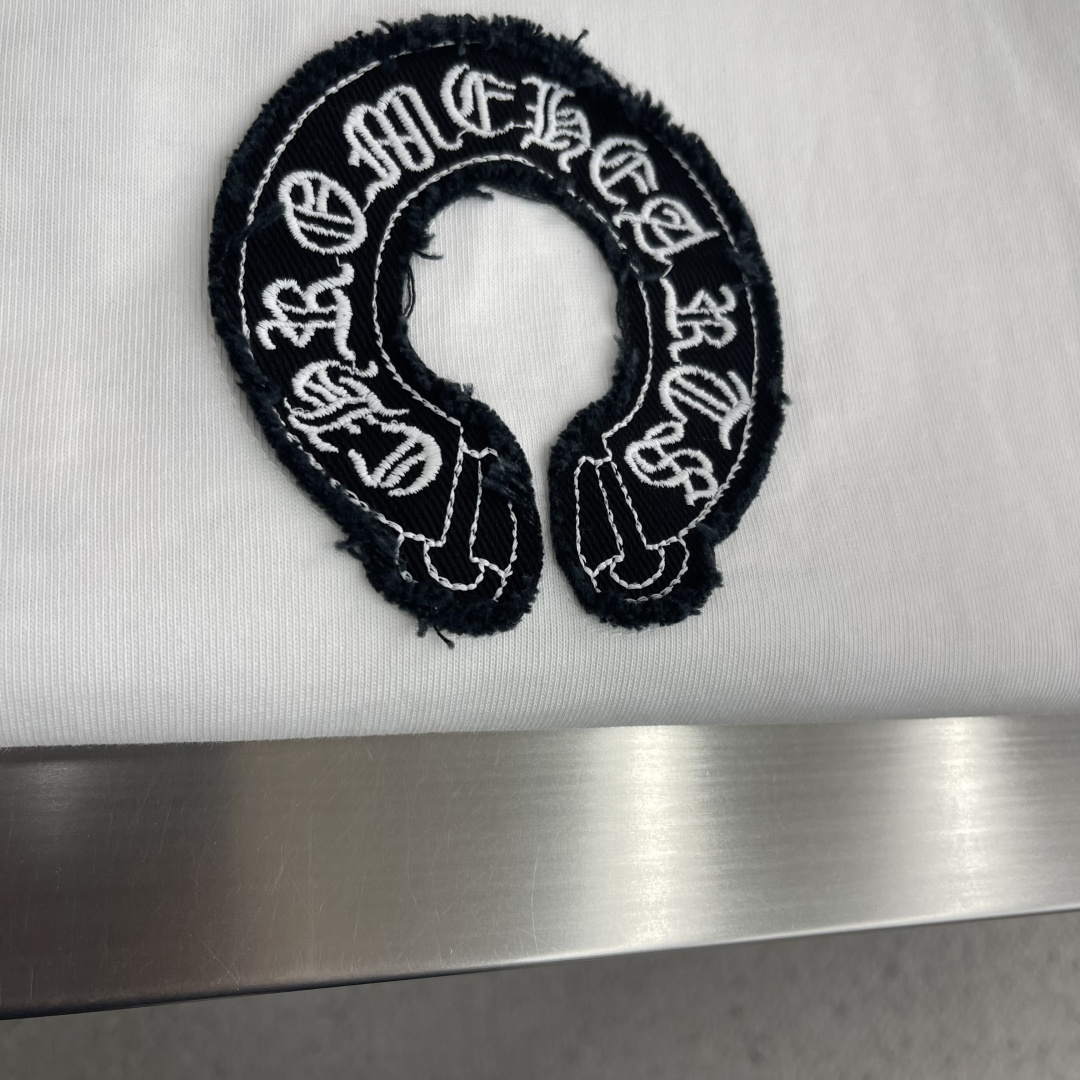 -CH 克罗心 2026SS早春新品绣贴布T恤，潮奢天花板！精选400克，重磅精梳棉，软糯垂坠🌾、透气亲