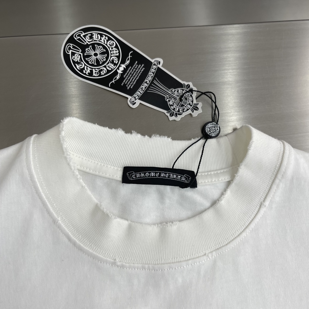 -CH 克罗心 2026SS早春新品绣贴布T恤，潮奢天花板！精选400克，重磅精梳棉，软糯垂坠🌾、透气亲