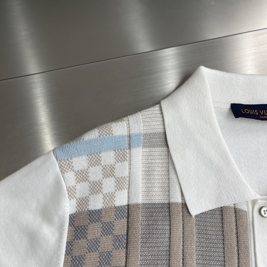 -驴牌 衬衫精纺棉提花POLO领珍珠母贝纽扣新款男女同款码数：S M L XL尺码衣长肩宽胸围袖长 S 