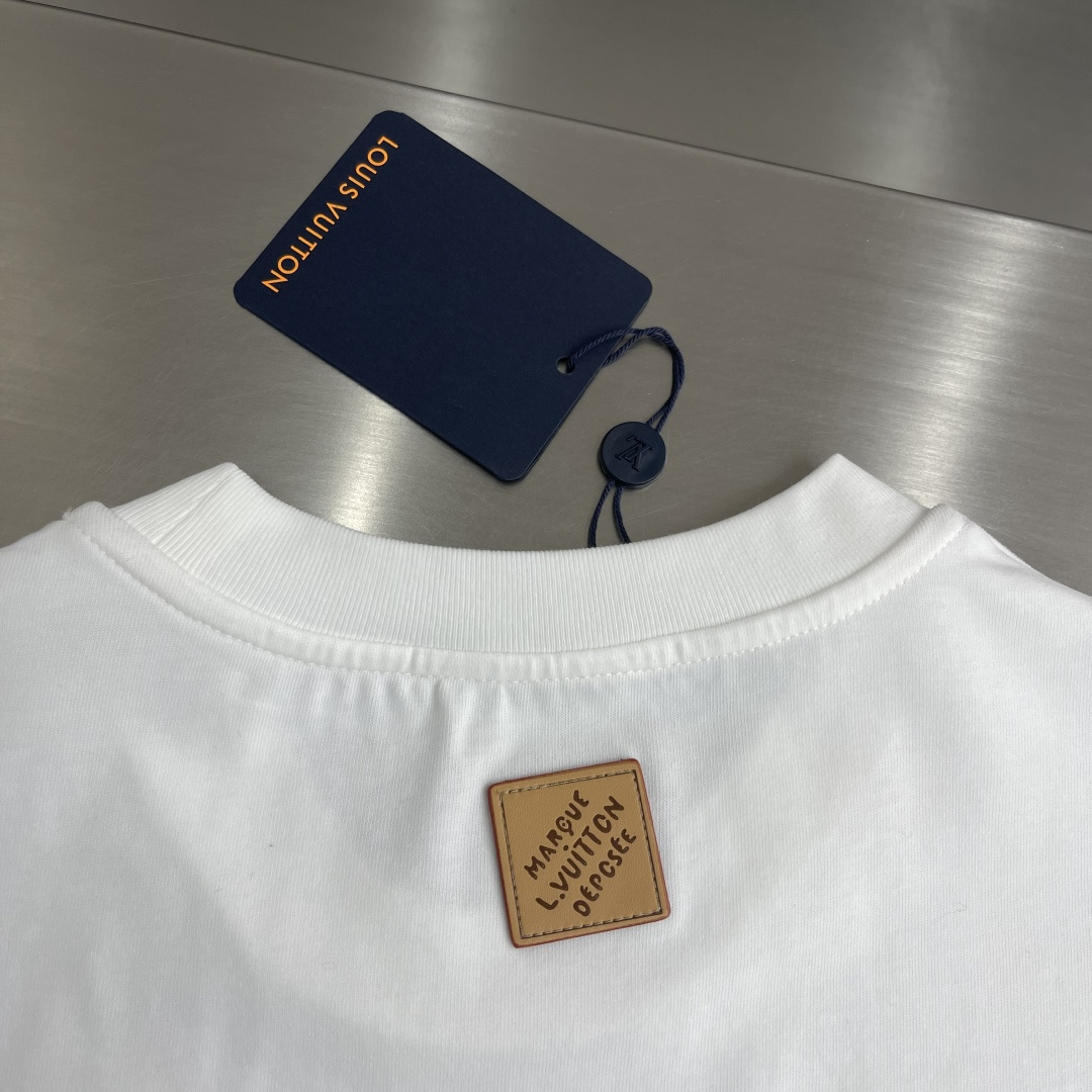 -驴牌 牛马短袖胸前刺绣 男女同款码数：S M L XL XXL尺码衣长肩宽胸围袖长S 72.5 48.