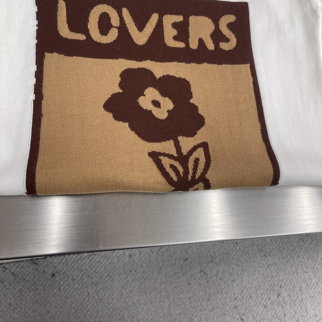 -驴牌 提花嵌花品牌标识棉质短袖圆领衫男女同款 码数S M L XL尺寸S M L XL肩宽48 50 