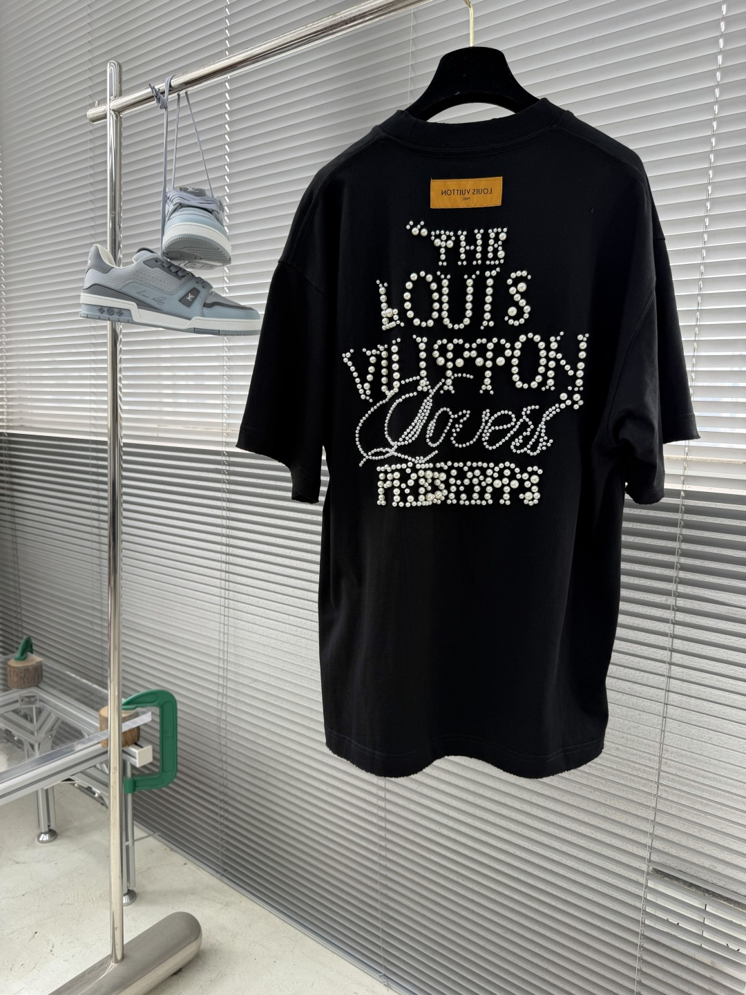 -驴牌 2026SS春夏新品 经典珠管绣T恤，奢潮必备！甄选重磅精梳棉，软糯垂坠🌾、透气亲肤，做旧磨毛工