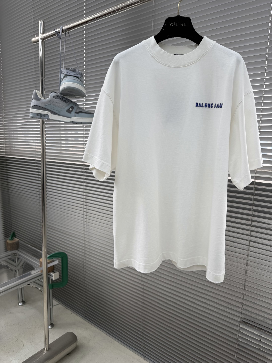 -Balenciag 2026SS春夏新品 经典珠管绣T恤，奢潮必备！甄选重磅精梳棉，软糯垂坠🌾、透气亲