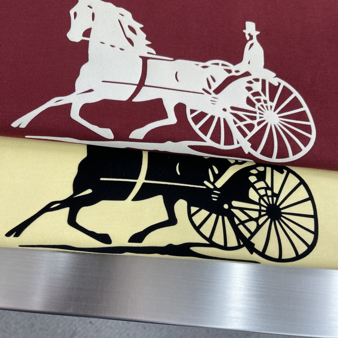 -Celin 2026春夏新款短袖T恤重磅纯棉字母logo 植绒码数：S M L XL XXL