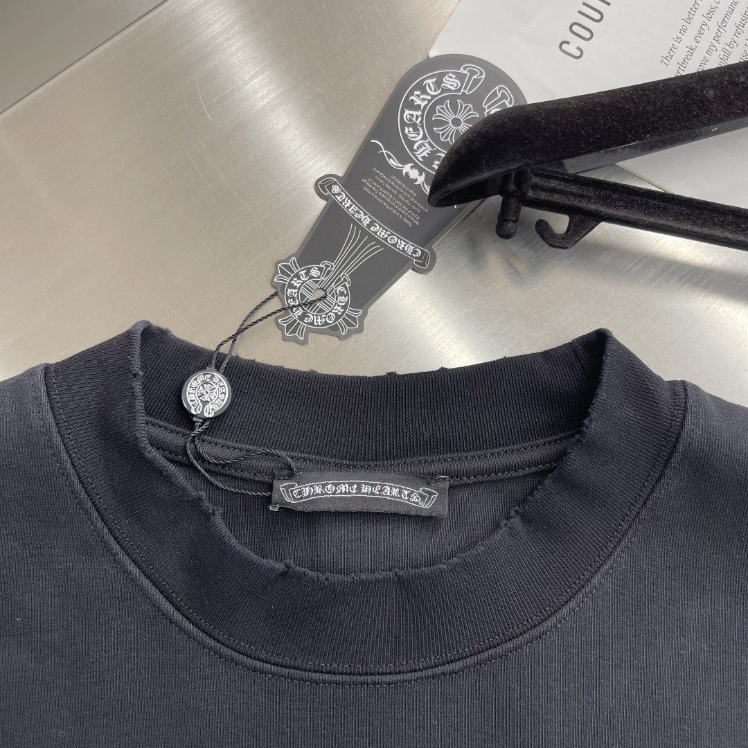 -CH 克罗心 2026SS早春新品体恤，潮人必备 精选400克重磅精梳棉，软糯垂坠🌾、透气亲肤，高弹螺