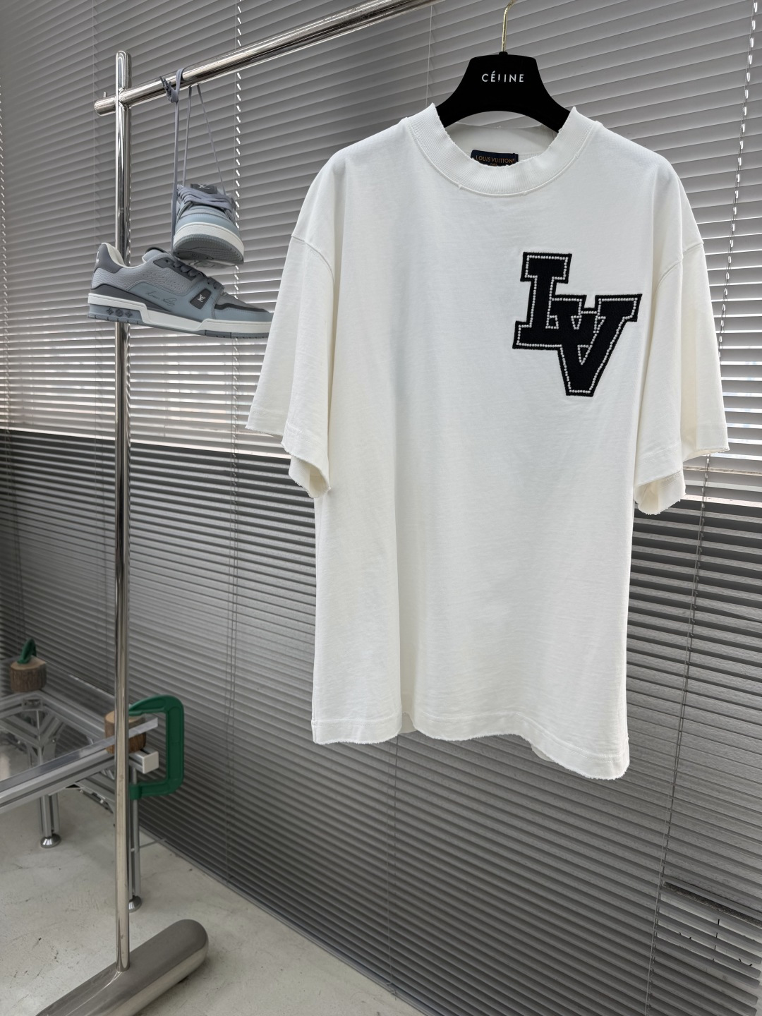 -驴牌 2026SS春夏新品 经典珠管绣T恤，奢潮必备！甄选重磅精梳棉，软糯垂坠🌾、透气亲肤，做旧磨毛工