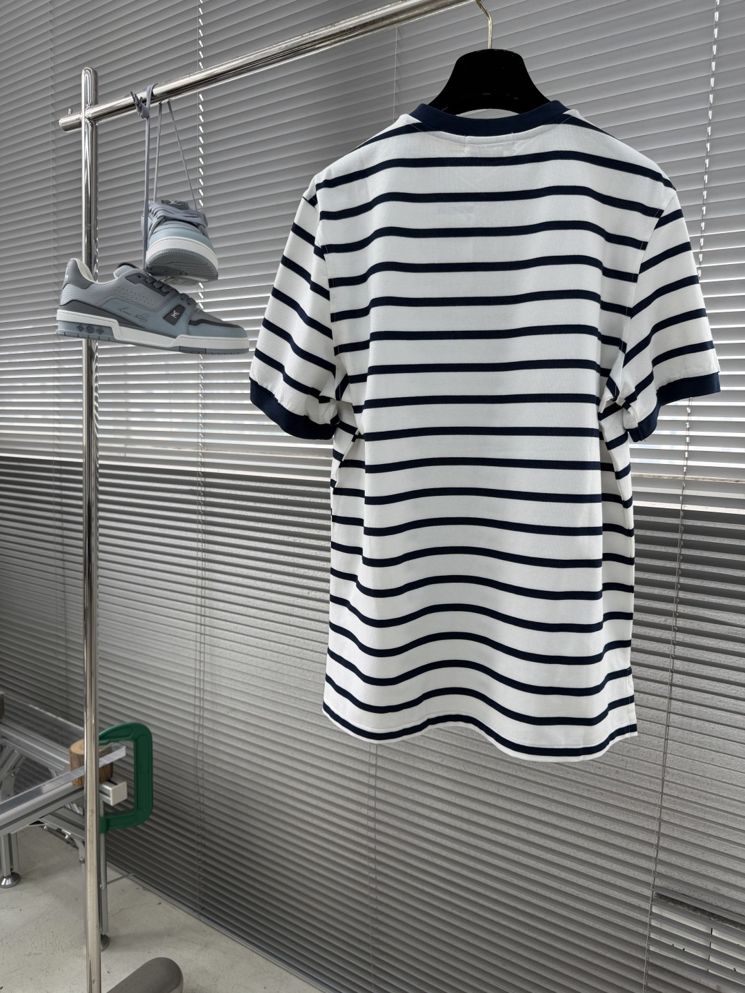 -RaLoro Pianah Lauren拉夫劳伦亨利领开胸短袖T恤衫面料100%珠地棉，胸口进口刺绣L