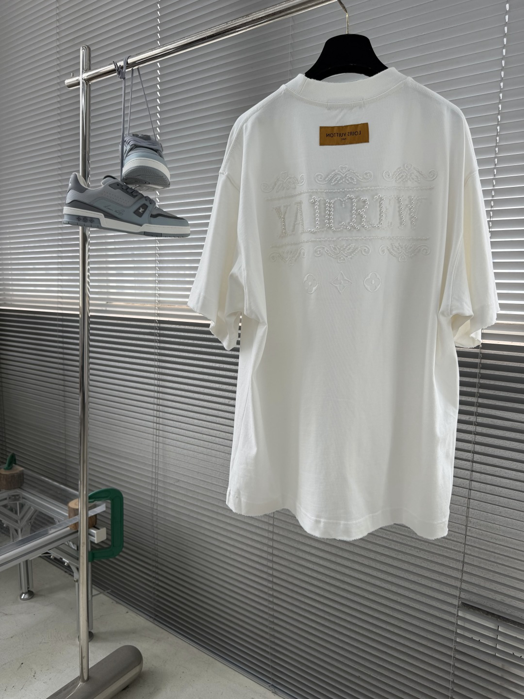 -驴牌 2026SS春夏新品 经典珠管绣T恤，奢潮必备！甄选重磅精梳棉，软糯垂坠🌾、透气亲肤，做旧磨毛工