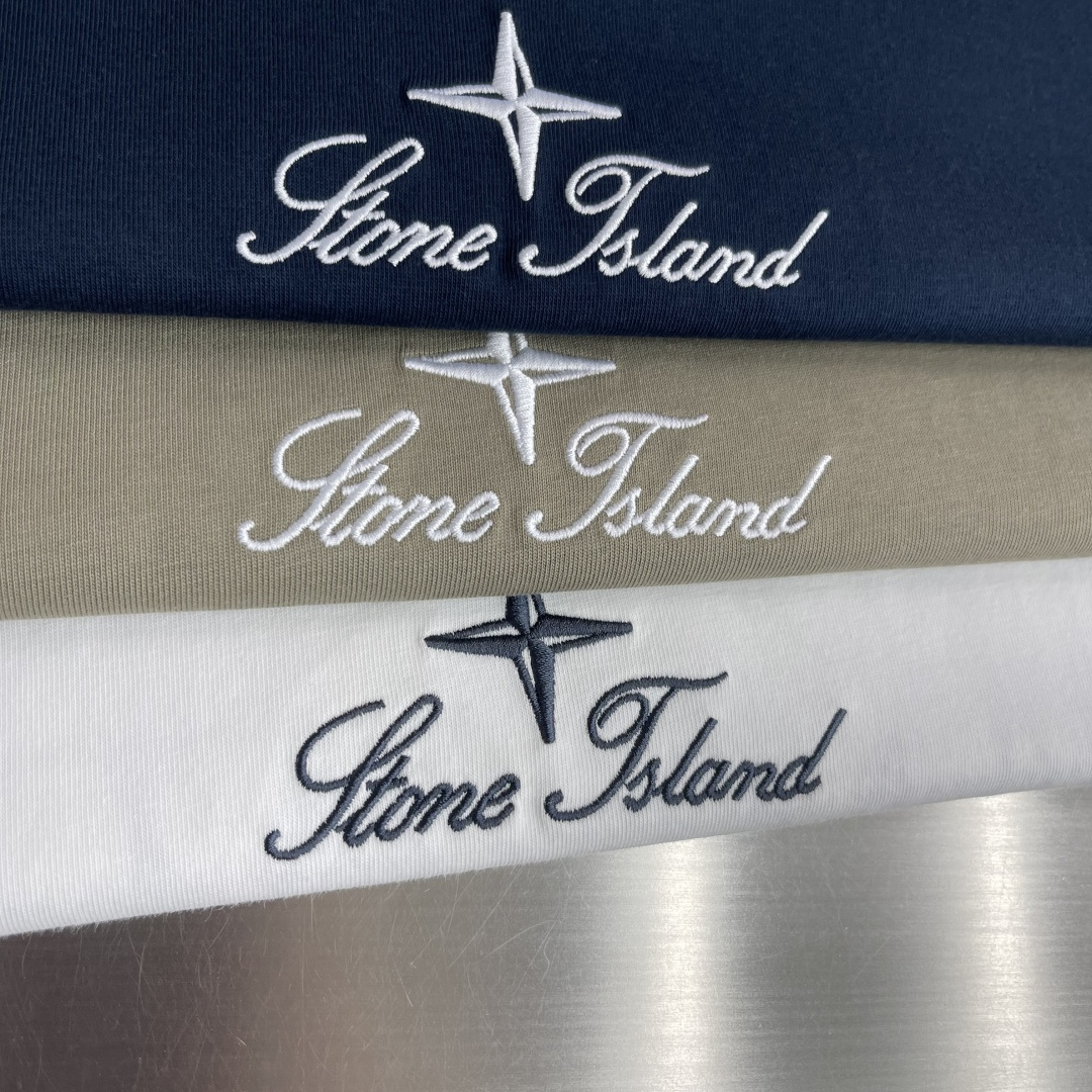 -Stone Island 2026新款短袖 T恤 高端版本！专柜定制面料 透气舒适度高，细节无可挑剔，