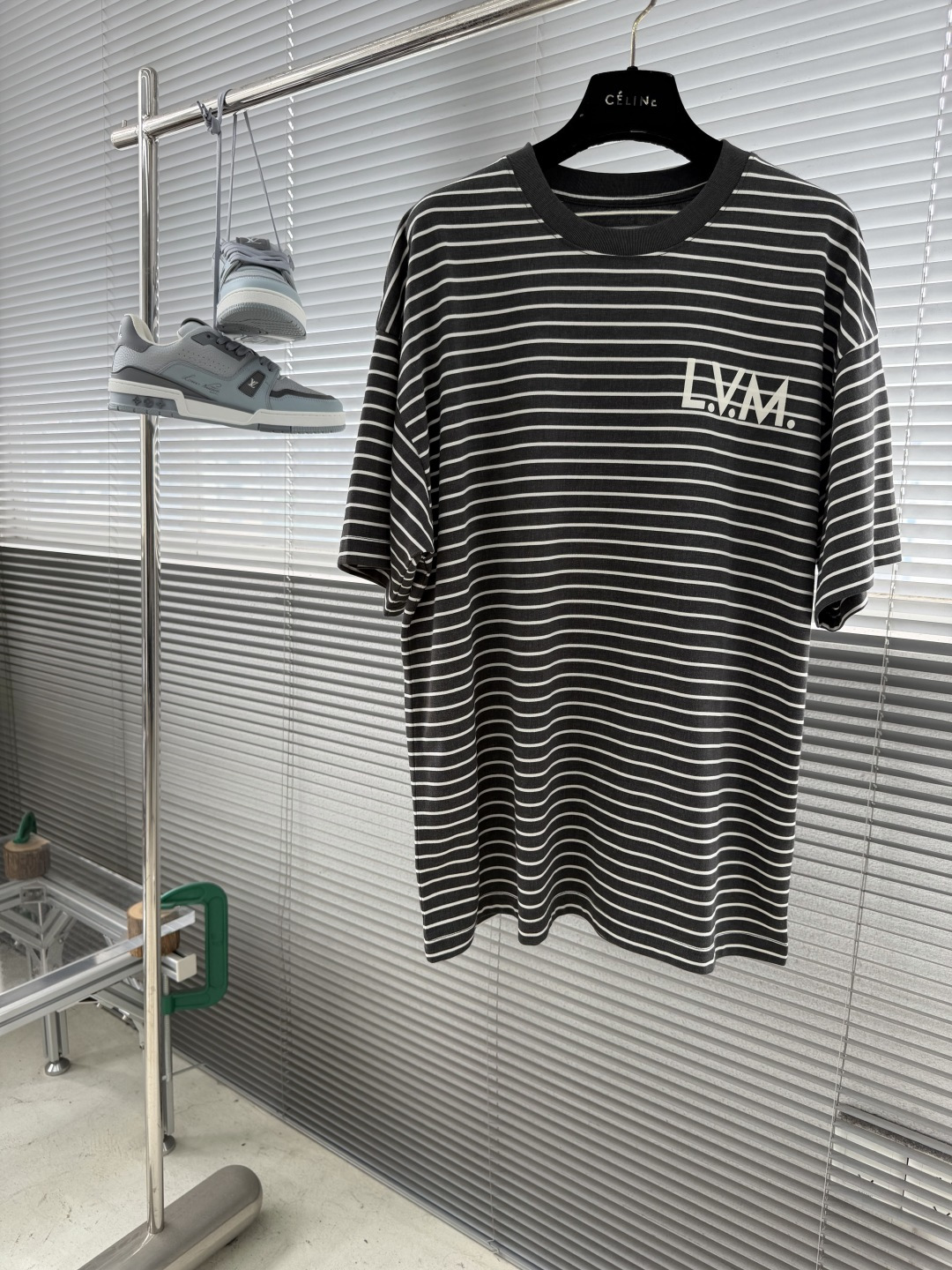 -驴牌 条纹 短袖 T恤 高端版本！专柜定制面料 透气舒适度高，细节无可挑剔，品牌元素设计理念，体现高品