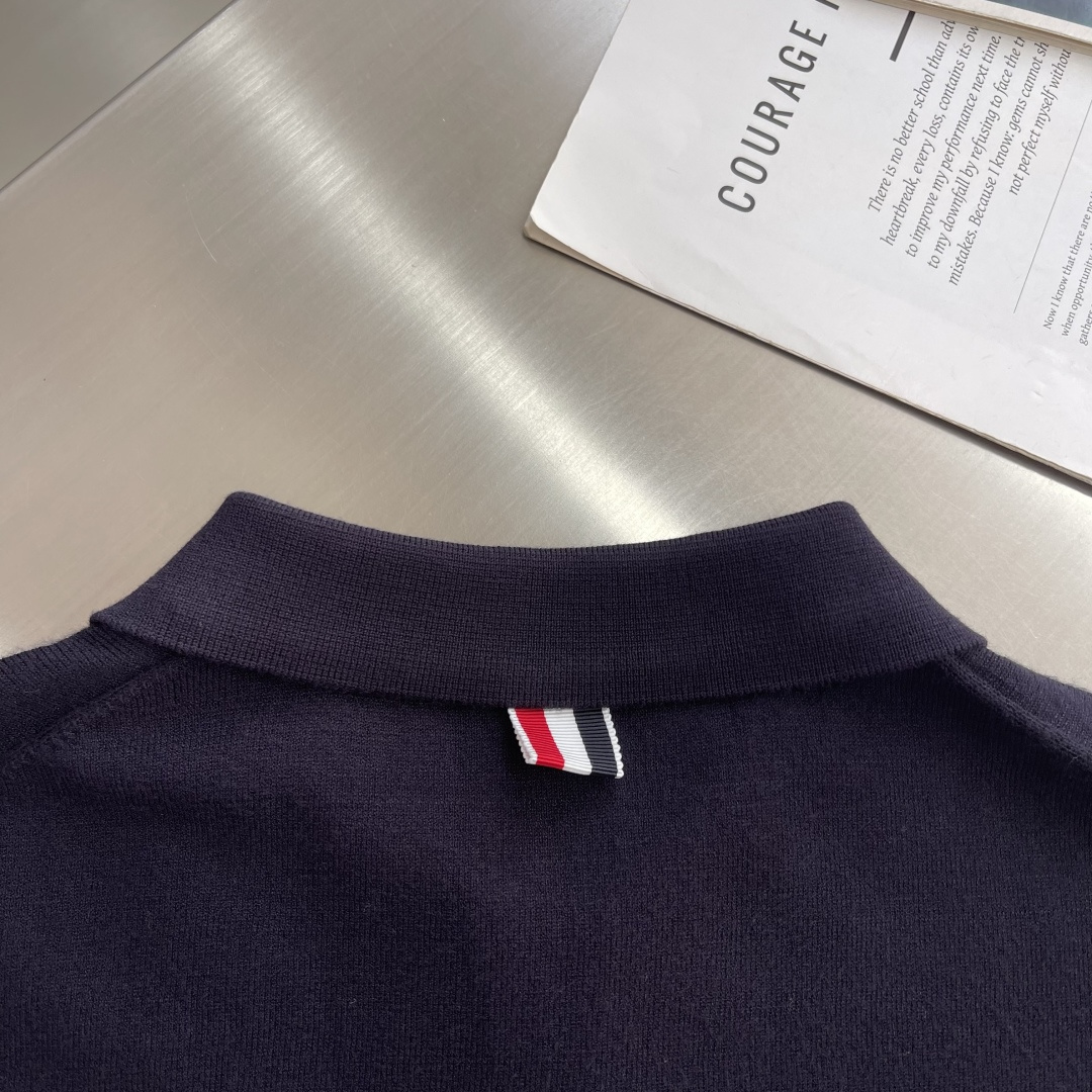 -TB 26SS后背小马 针织Polo16针60支棉沙线精仿 把美式学院风焊在身上的针织短袖🎾 谁能拒绝