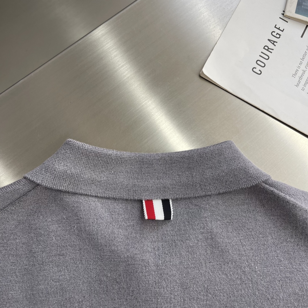 -TB 26SS后背小马 针织Polo16针60支棉沙线精仿 把美式学院风焊在身上的针织短袖🎾 谁能拒绝