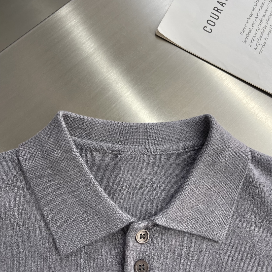 -TB 26SS后背小马 针织Polo16针60支棉沙线精仿 把美式学院风焊在身上的针织短袖🎾 谁能拒绝