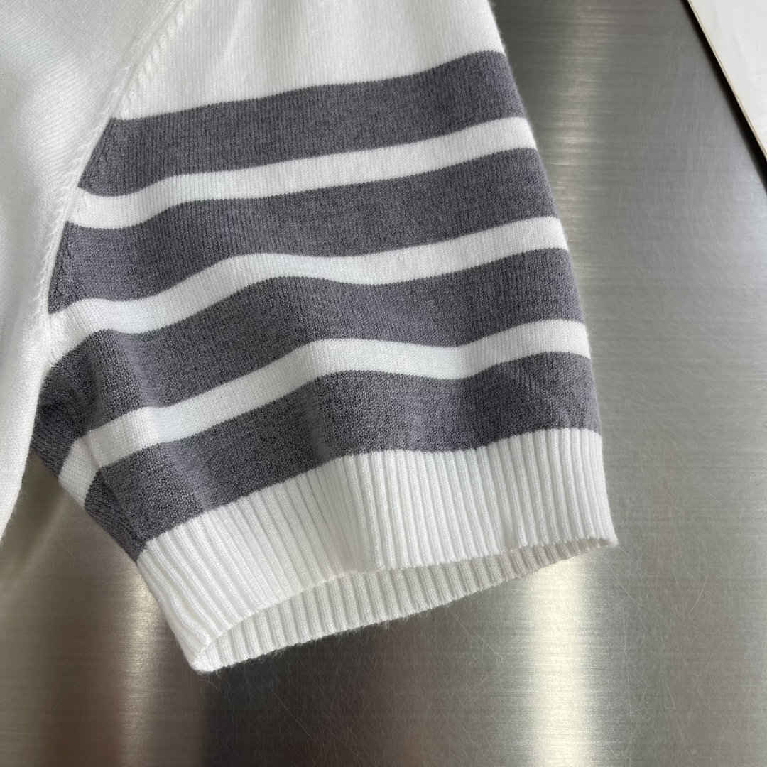 -TB 26SS后背小马 针织Polo16针60支棉沙线精仿 把美式学院风焊在身上的针织短袖🎾 谁能拒绝