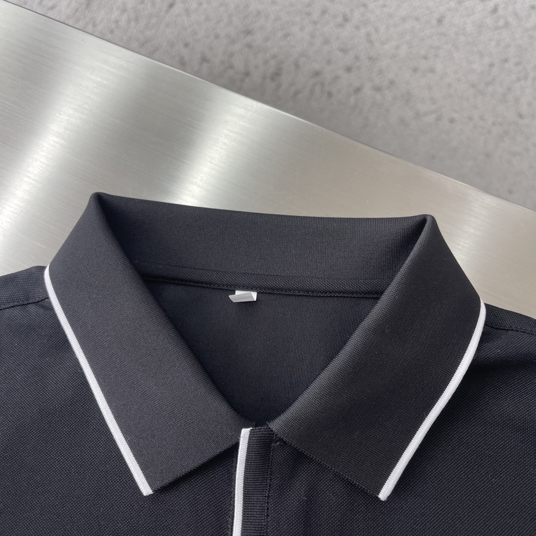 -Loro Piana 2026SS 夏季新款 短袖PoLo衫桑蚕丝 自带凉感机能，透气亲肤，如第二层肌