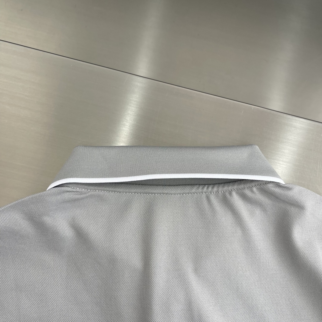 -Loro Piana 2026SS 夏季新款 短袖PoLo衫桑蚕丝 自带凉感机能，透气亲肤，如第二层肌